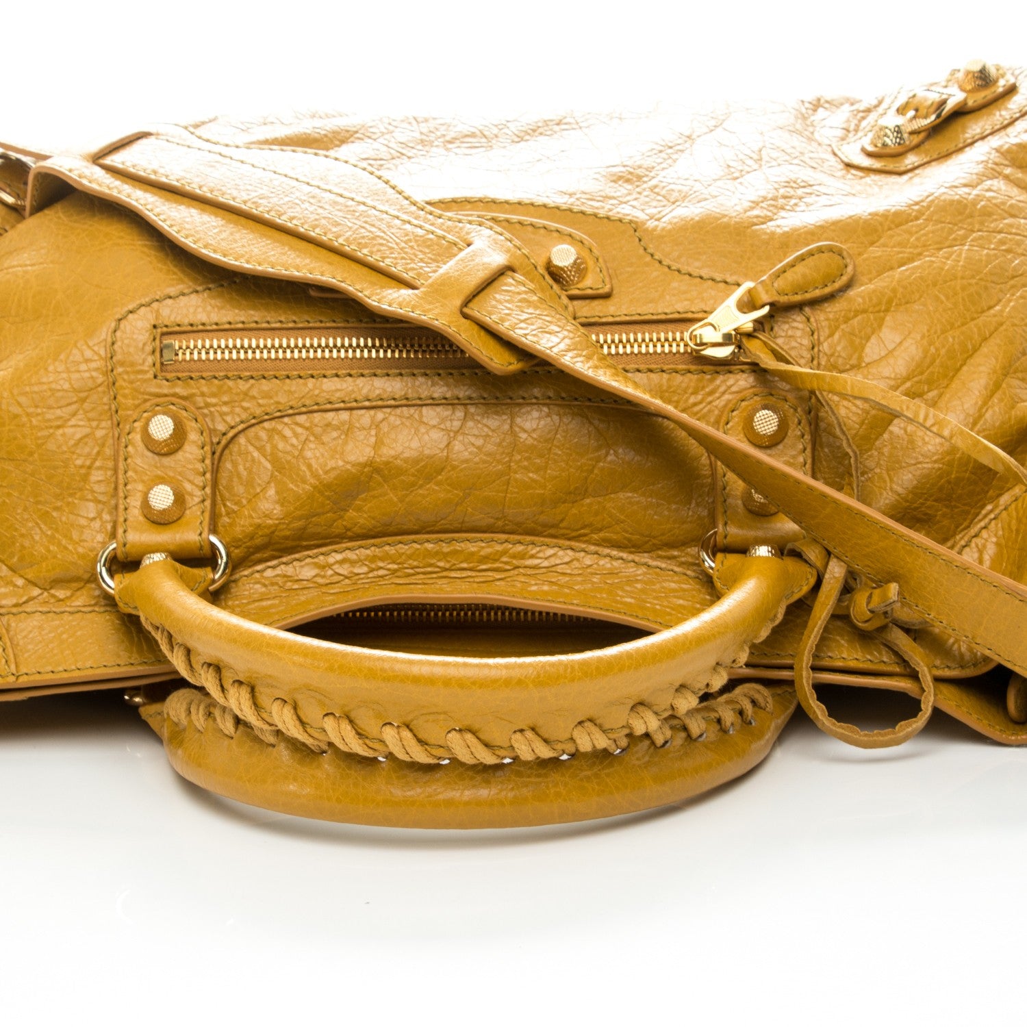 Balenciaga Agneau Giant 12 Gold Hardware City Jaune Moutarde 8 of 8