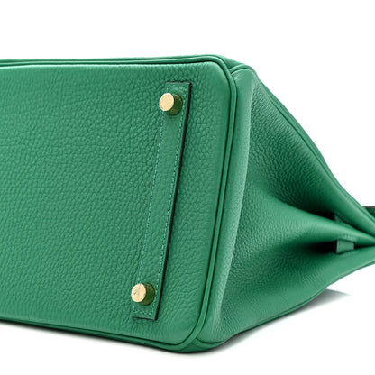 Hermes Togo Birkin 30 Vert Vertigo 10 of 11