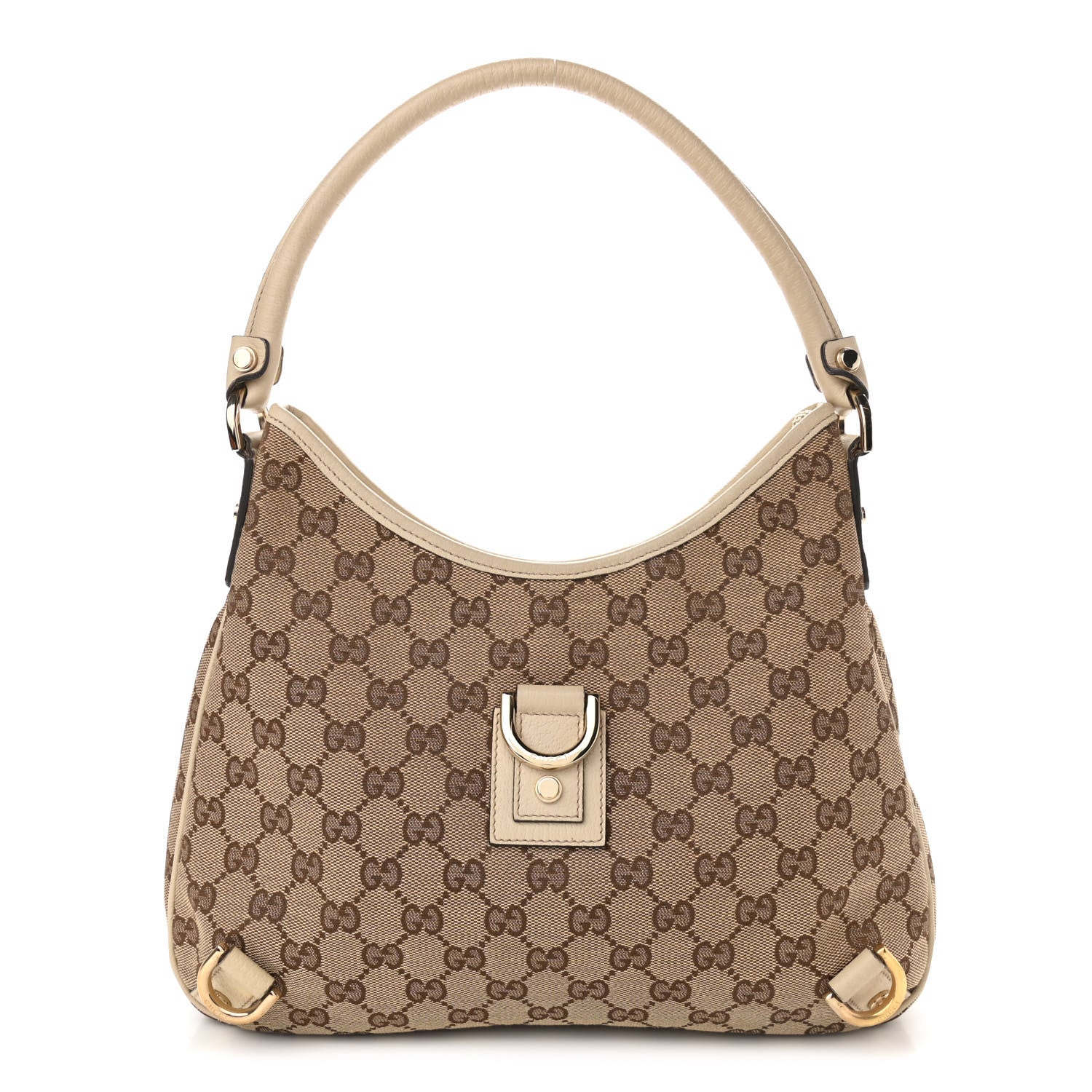 Gucci Monogram Medium Abbey D Ring Hobo Off White 1 of 11