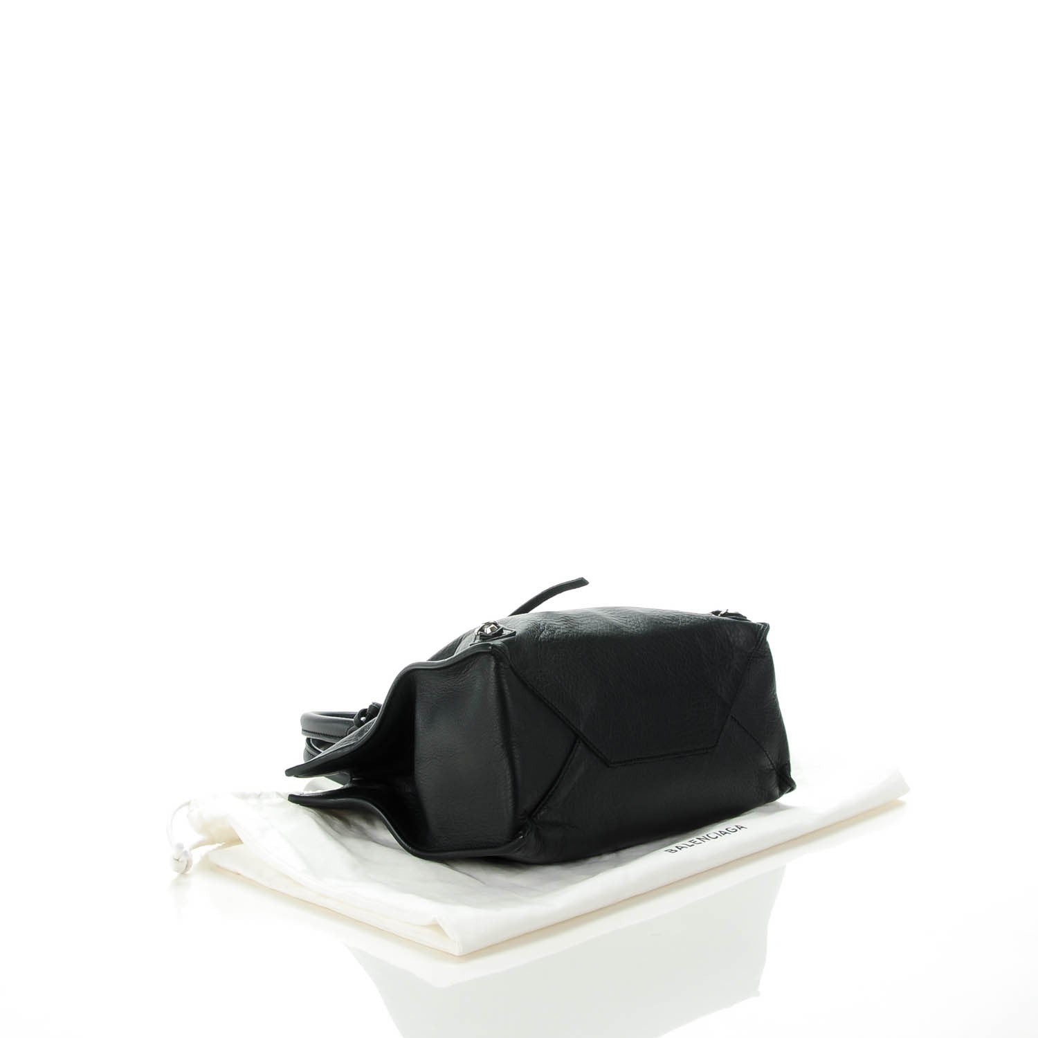 Balenciaga Calfskin Papier Mini A4 Tote Black 4 of 7
