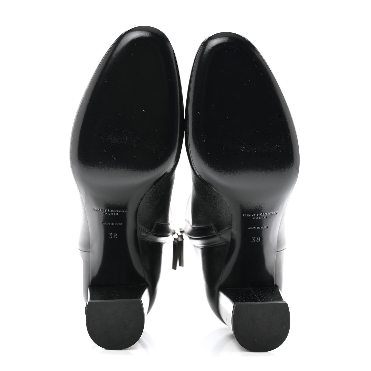 Nappa Vendome Loulou Ankle Zip Boot 38 Black