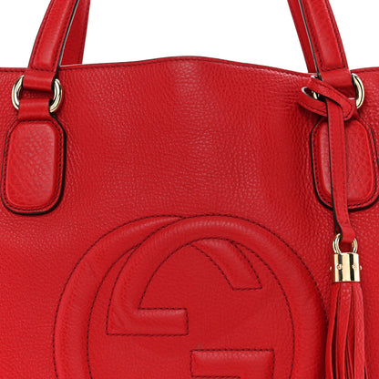 Gucci Cellarius Calfskin Large Soho Working Tote Tabasco 8 of 15