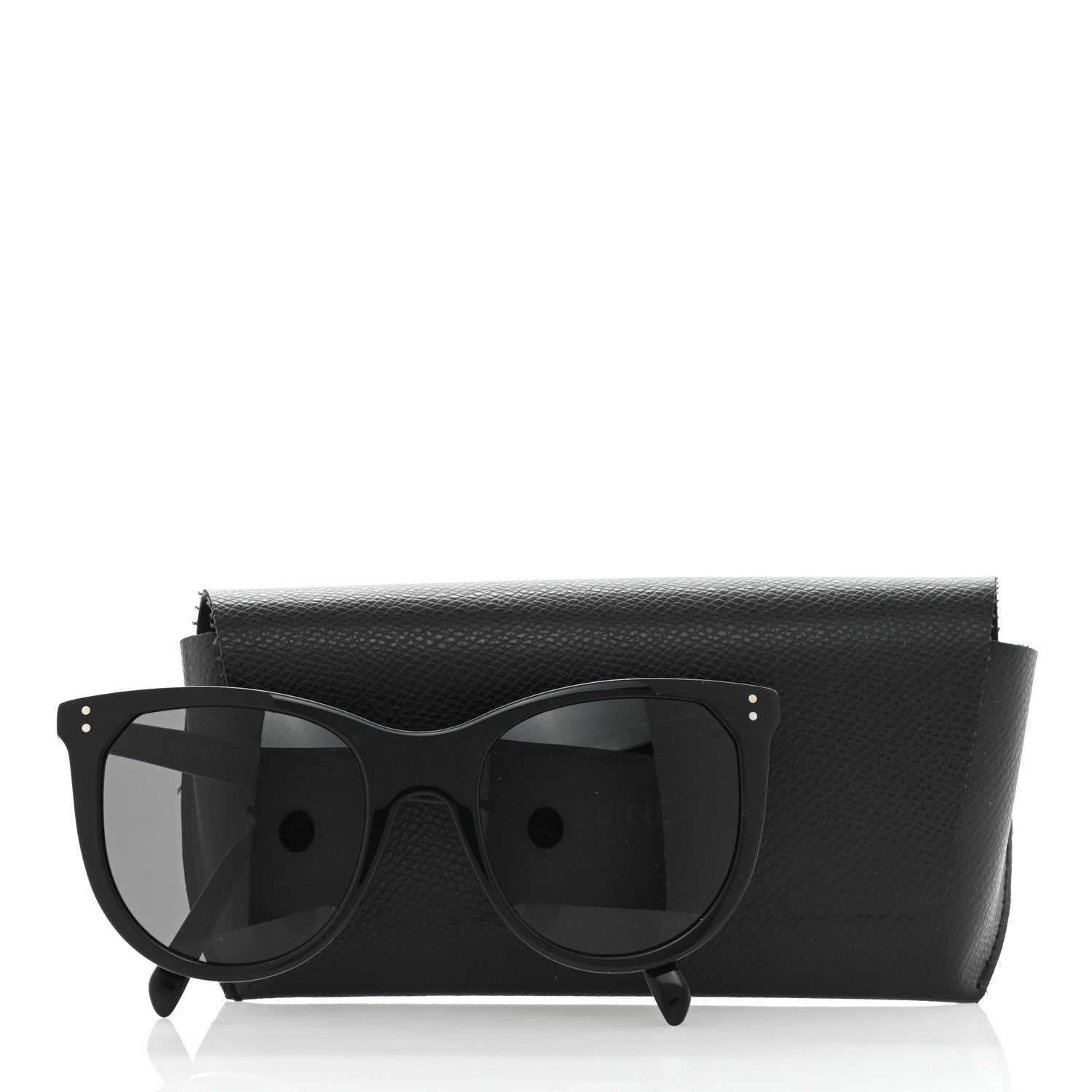 Celine Acetate Cat Eye Sunglasses CL401491 Black 7 of 7