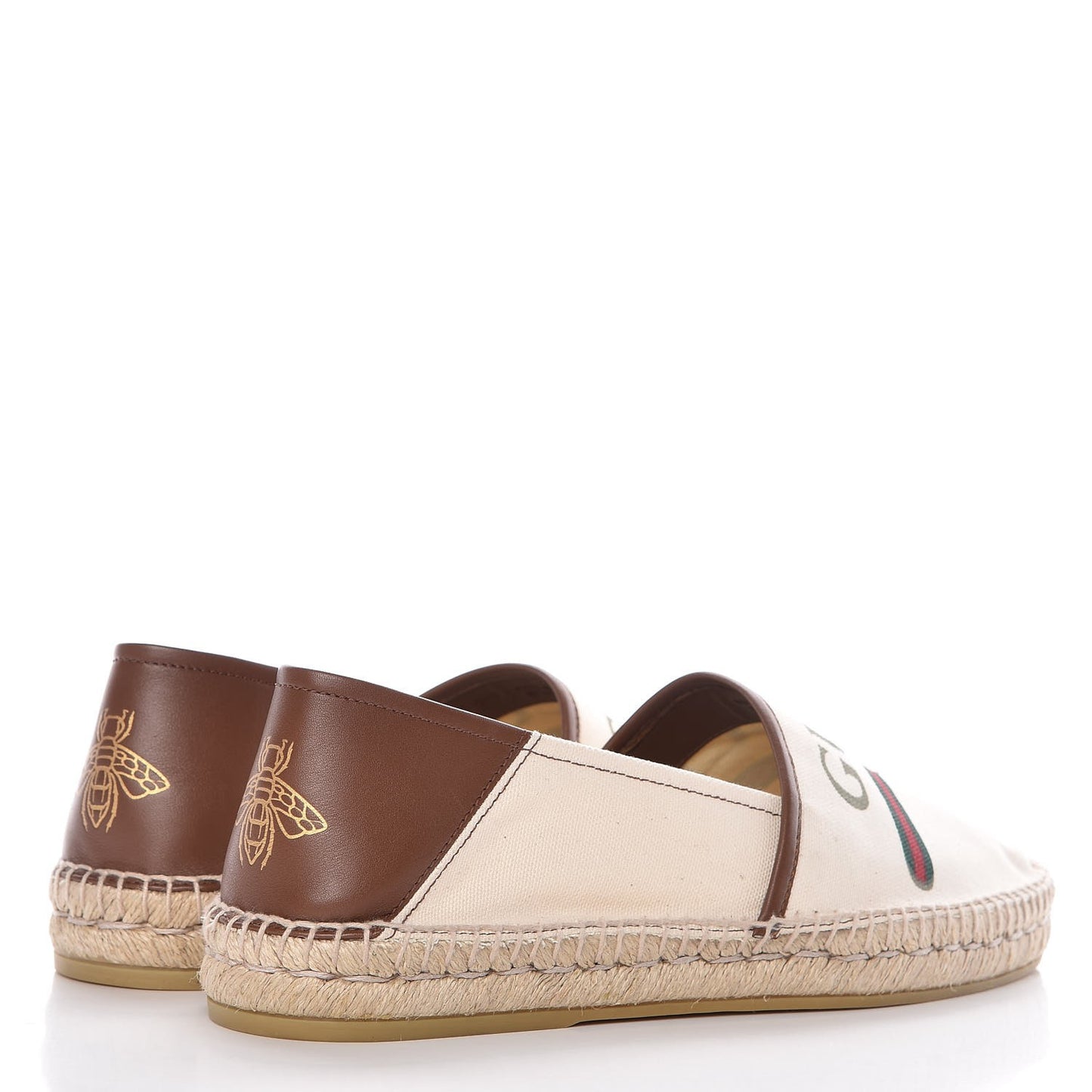 Canvas Miro Soft Calfskin Logo Mens Espadrilles 9 Greggio Cuir
