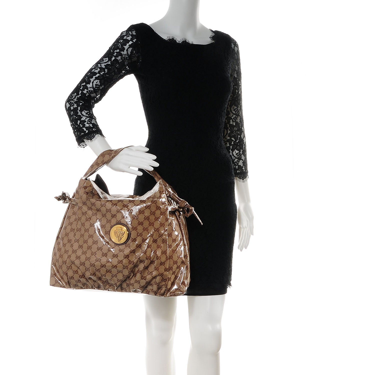 Gucci Crystal Monogram Medium Hysteria Hobo 2 of 7