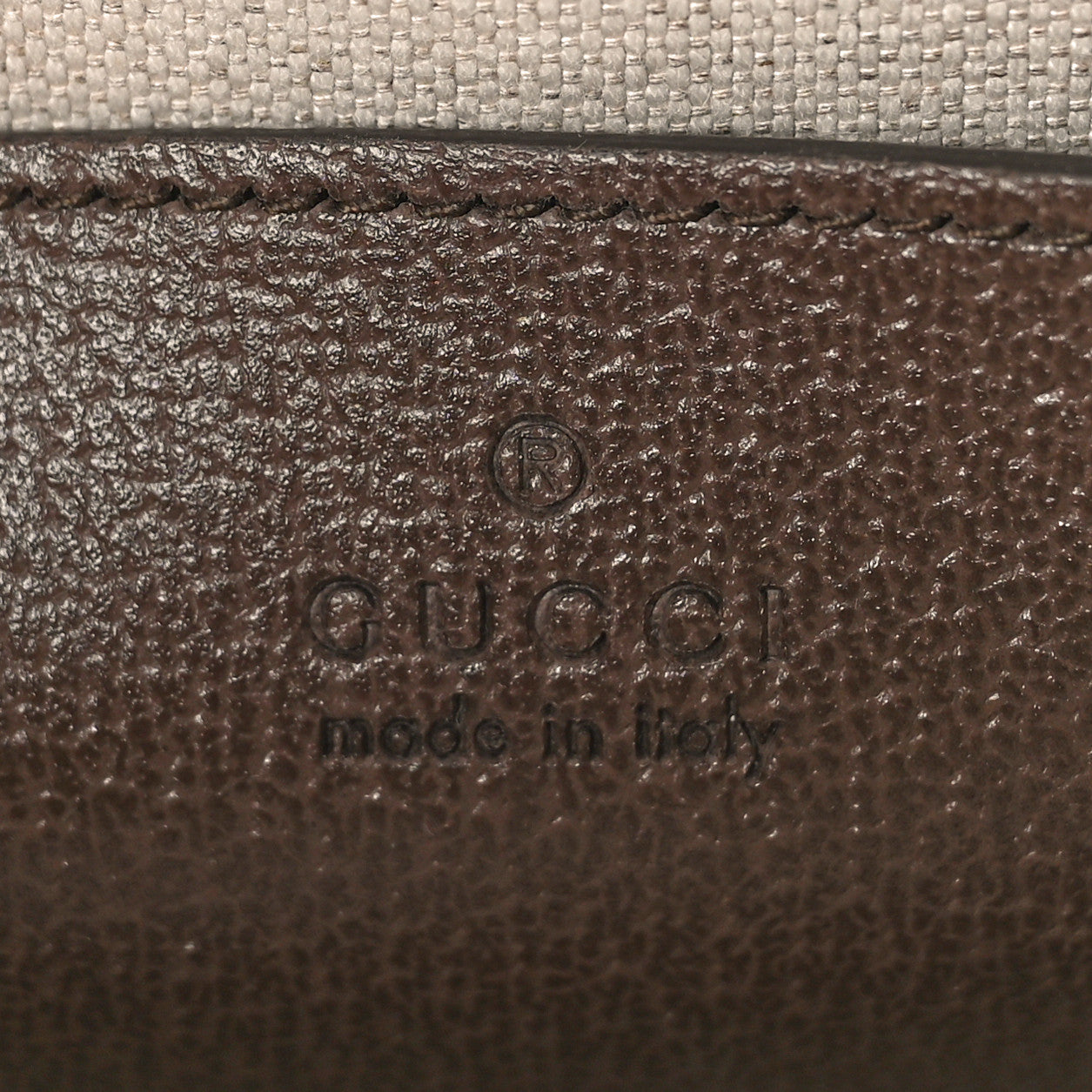 Gucci GG Supreme Monogram Web Small Ophidia Top Handle Shoulder Bag Brown 6 of 8