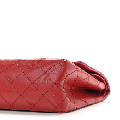 Chanel Aged Calfskin Quilted 2.55 Reissue 226 Flap Red 11 of 12