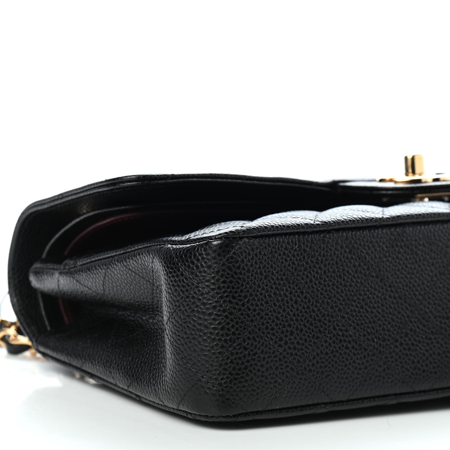 Chanel Caviar Quilted Medium Double Flap Black 8 of 9