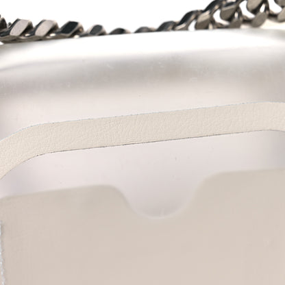 Alexander McQueen Calfskin Polyurethane Mini Jeweled Knuckle Satchel Clear White 16 of 18