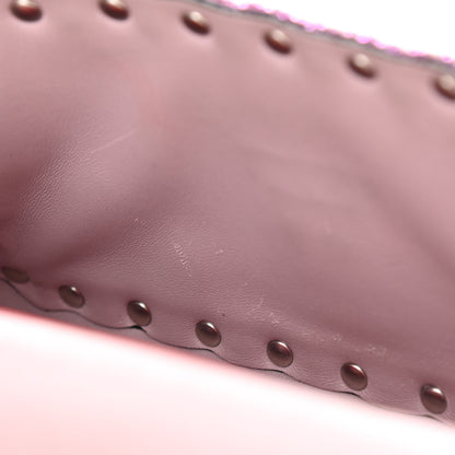 Valentino Garavani Glitter Mini Rockstud Spike Shoulder Bag Water Lilac 10 of 12