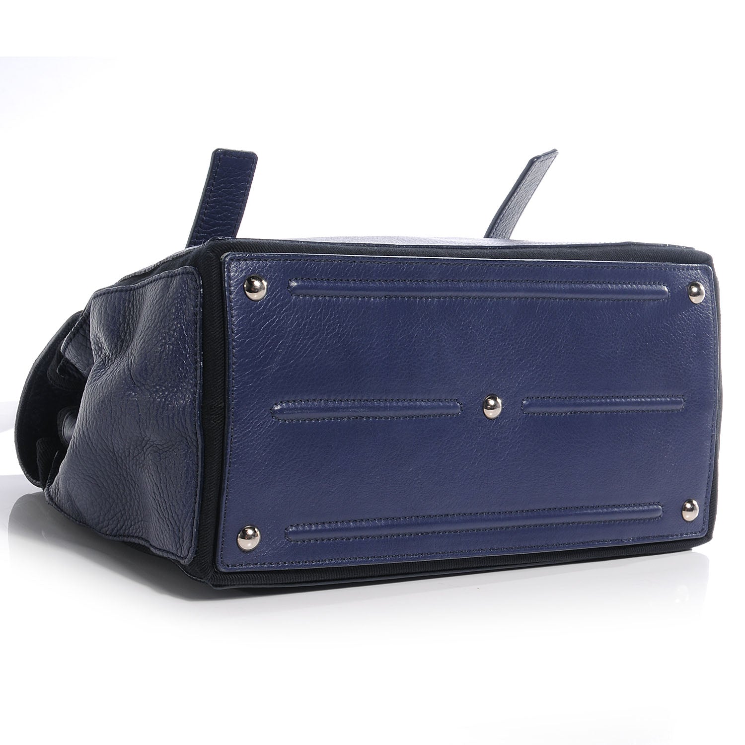Saint Laurent Leather Medium Muse Two Navy 4 of 7