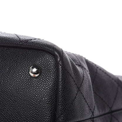 Chanel Grained Calfskin Large Shopping Fever Tote Black 12 of 17