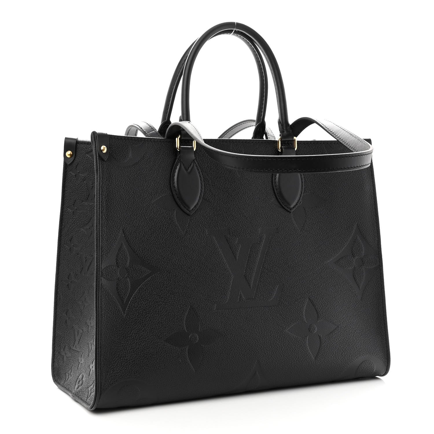 Louis Vuitton Empreinte Monogram Giant Onthego MM Black 3 of 9