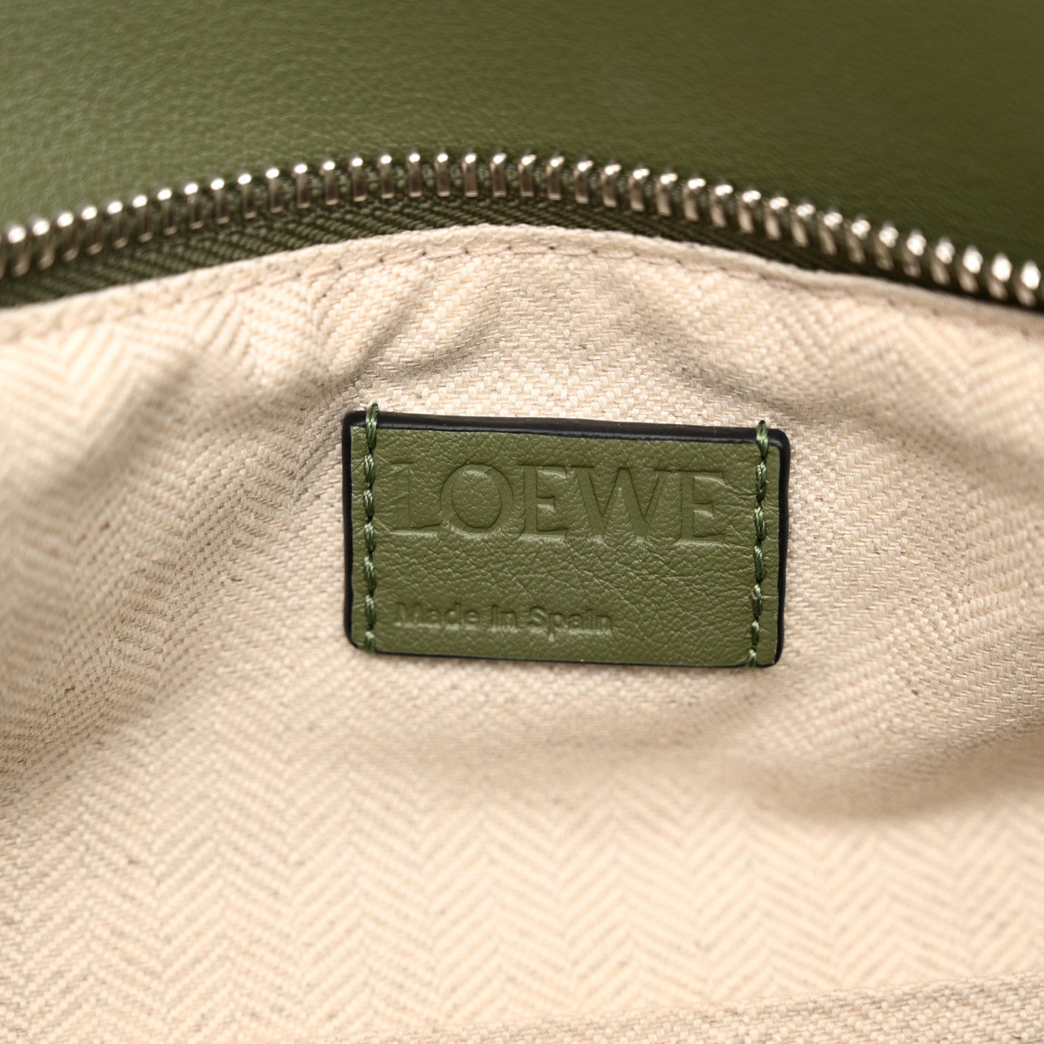 Loewe Calfskin Small Puzzle Bag Avocado 6 of 12