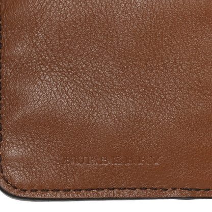 Burberry Calfskin House Check Compact Wallet Tan 7 of 7