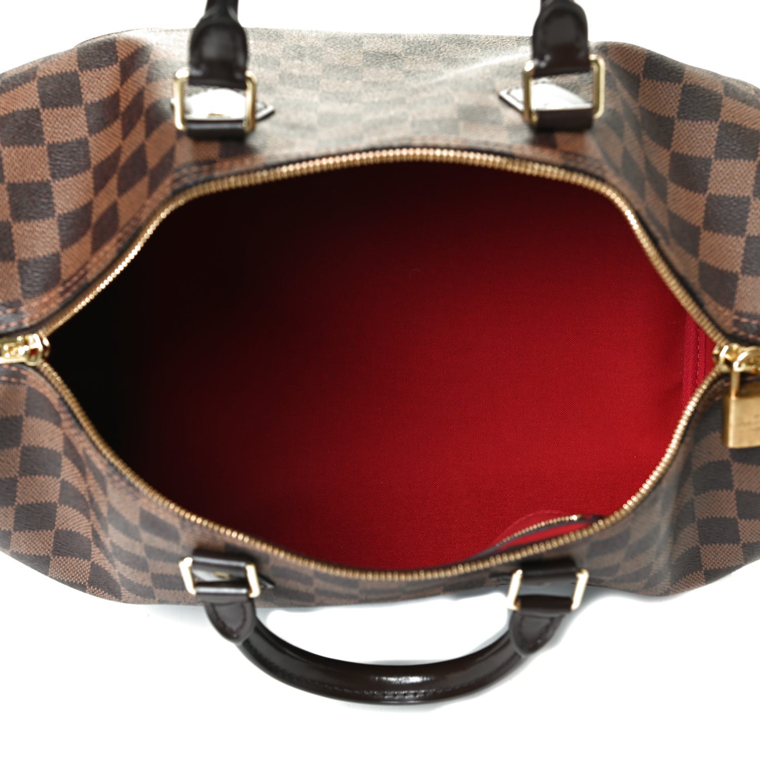 Louis Vuitton Damier Ebene Speedy Bandouliere 35 5 of 10