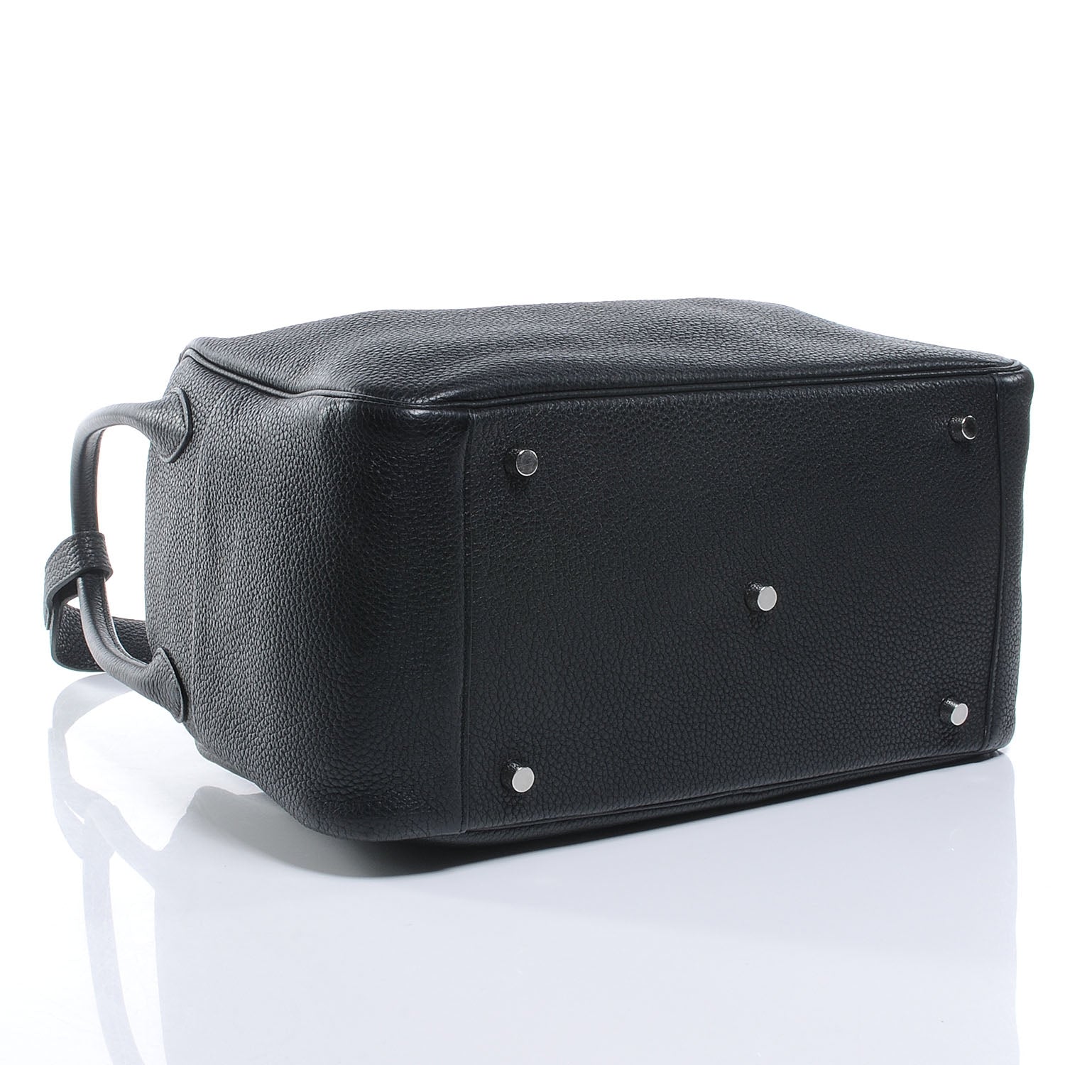Hermes Taurillon Clemence Lindy 34 Black 4 of 9