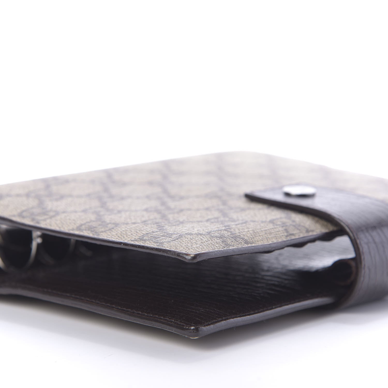 Gucci GG Supreme Monogram Standard Agenda Dark Brown 7 of 9