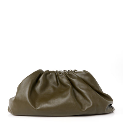 Bottega Veneta Smooth Butter Calf The Pouch Oversized Clutch Mud 1 of 11