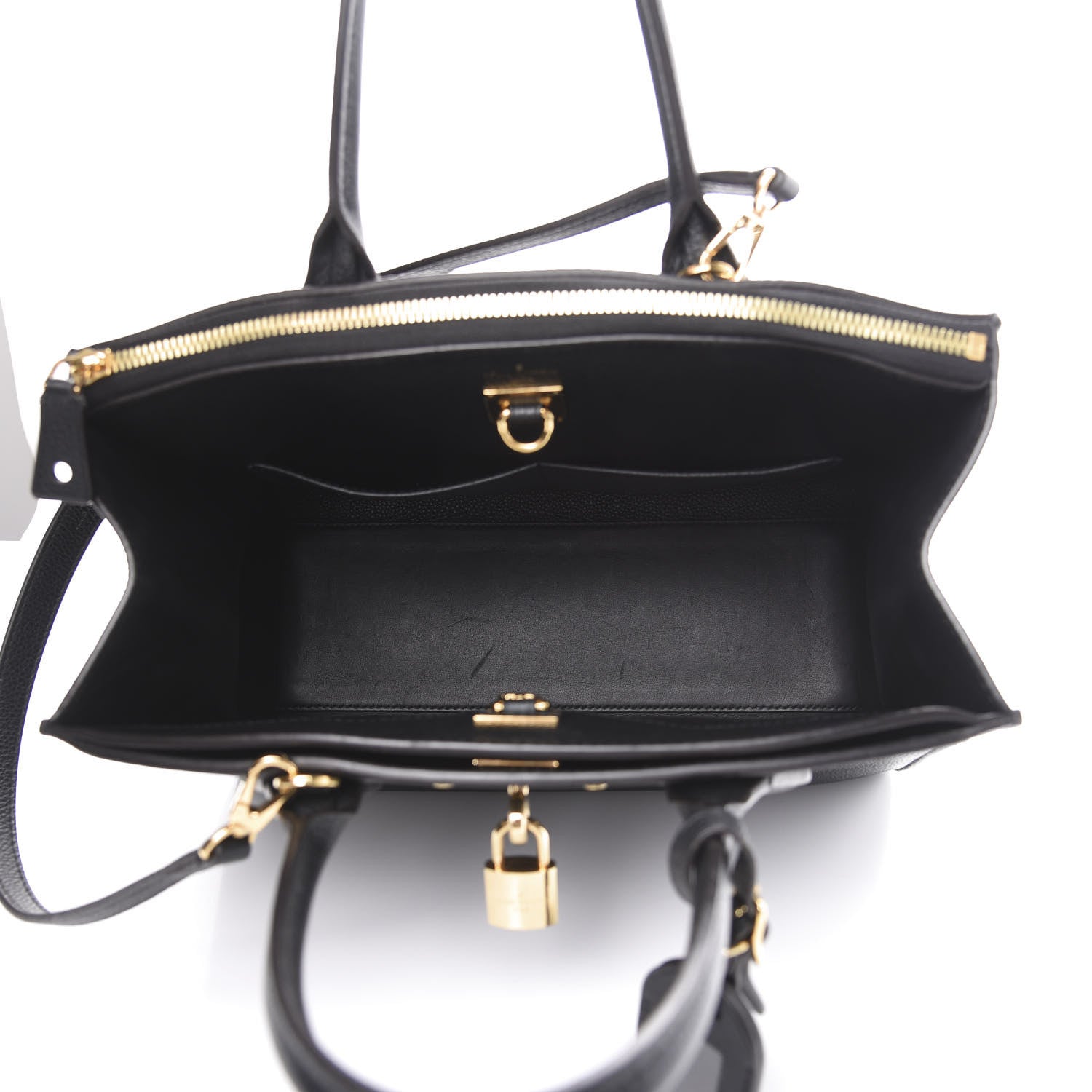 Louis Vuitton Calfskin City Steamer MM Black 4 of 9