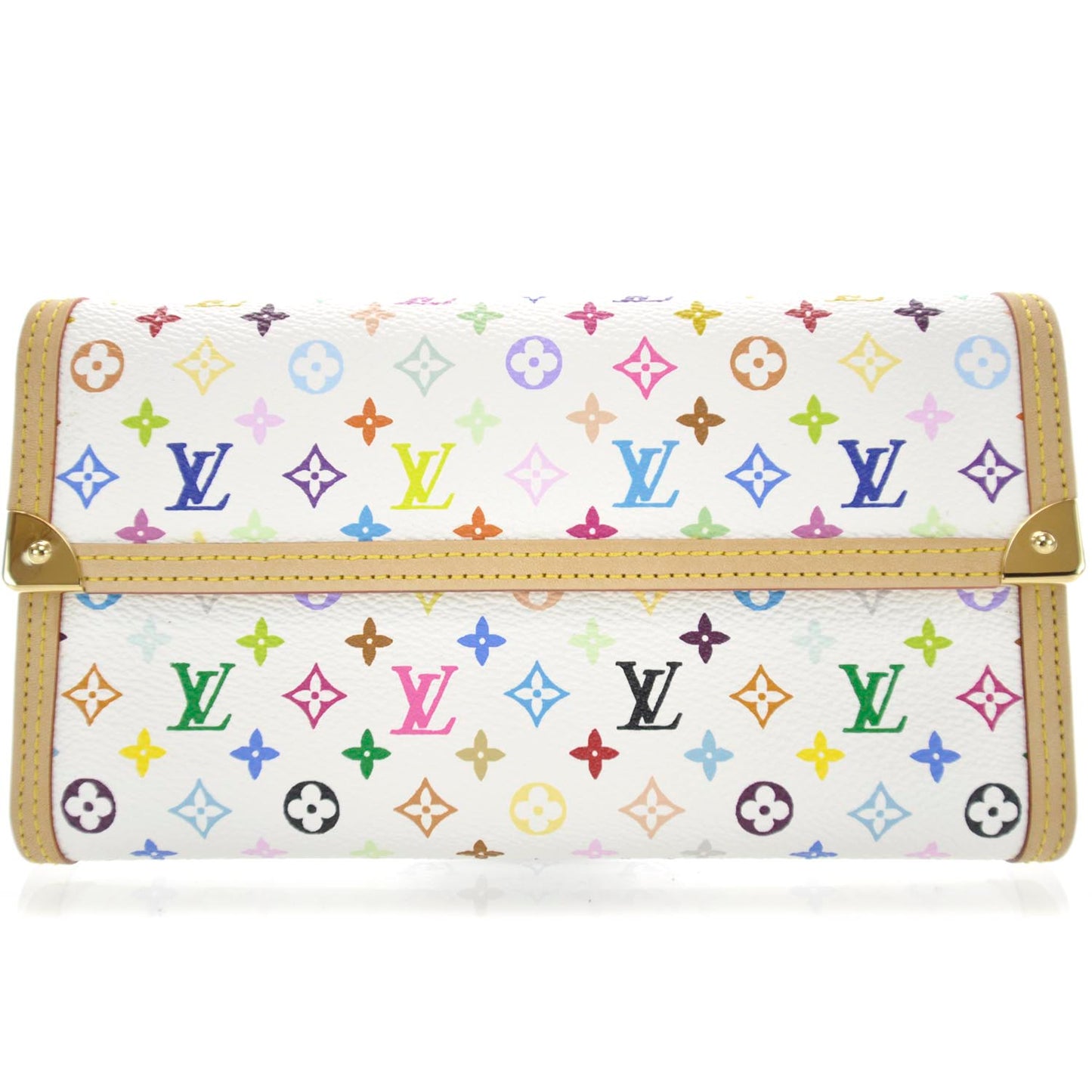 Monogram Multicolor Porte Tresor International Wallet White