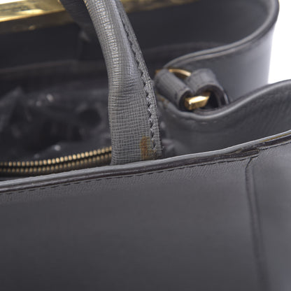 Fendi Vitello Elite Petite 2Jours Tote Grigio Grigio Chiaro 13 of 16