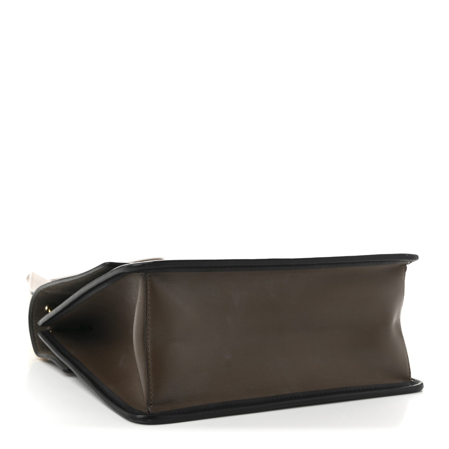 Vitello Century F is Fendi Bi-Color FF 1974 Embossed Kan I Shoulder Bag Maya Black