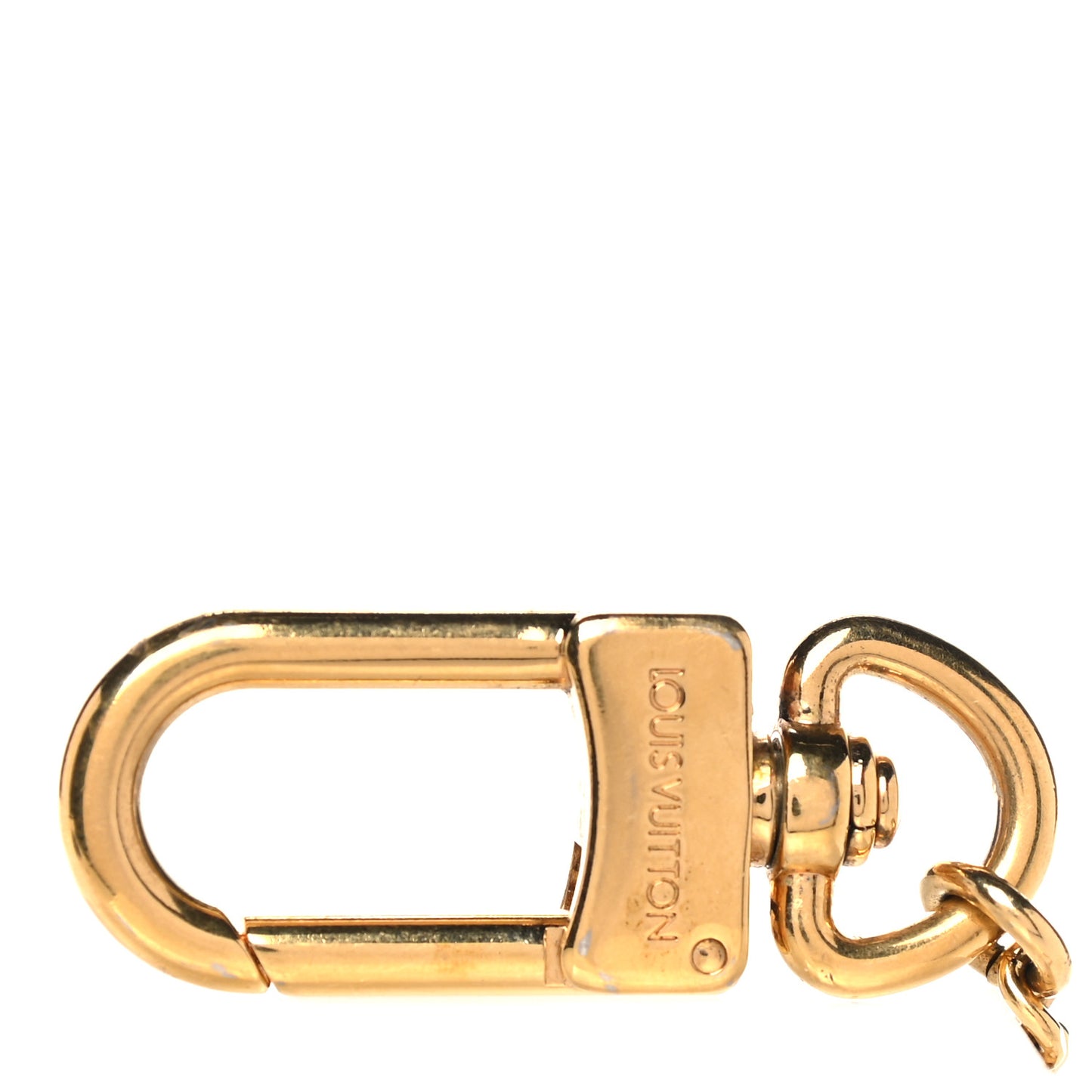 Metal Pochette Extender Key Ring Chain Gold