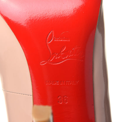 Christian Louboutin Patent Pigalle 120 Pumps 36 Nude 8 of 10
