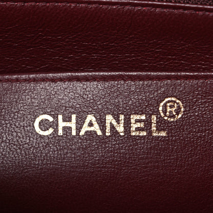 Chanel Lambskin Quilted XL Jumbo Single Flap Black 6 of 13