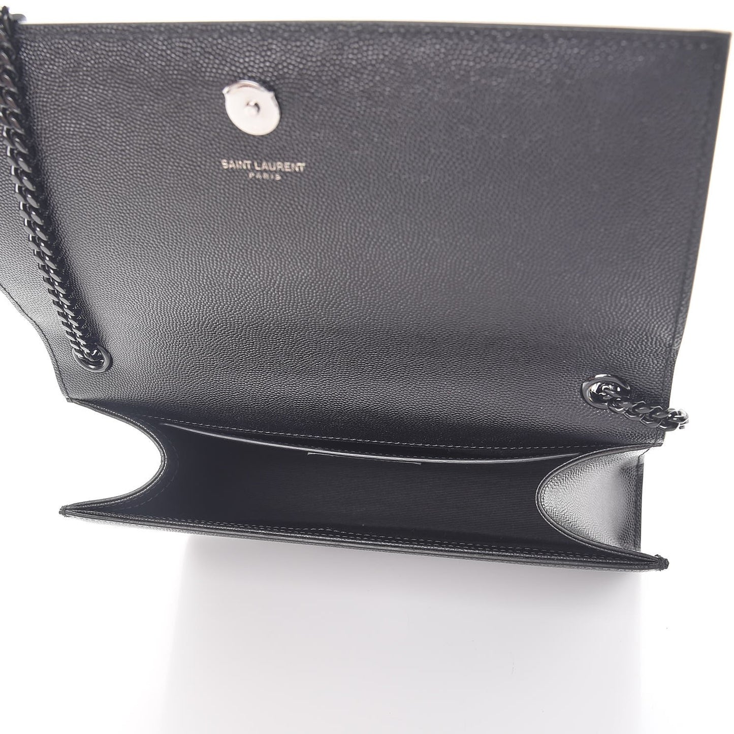 Grain De Poudre Medium Classic Monogram Kate Satchel Black