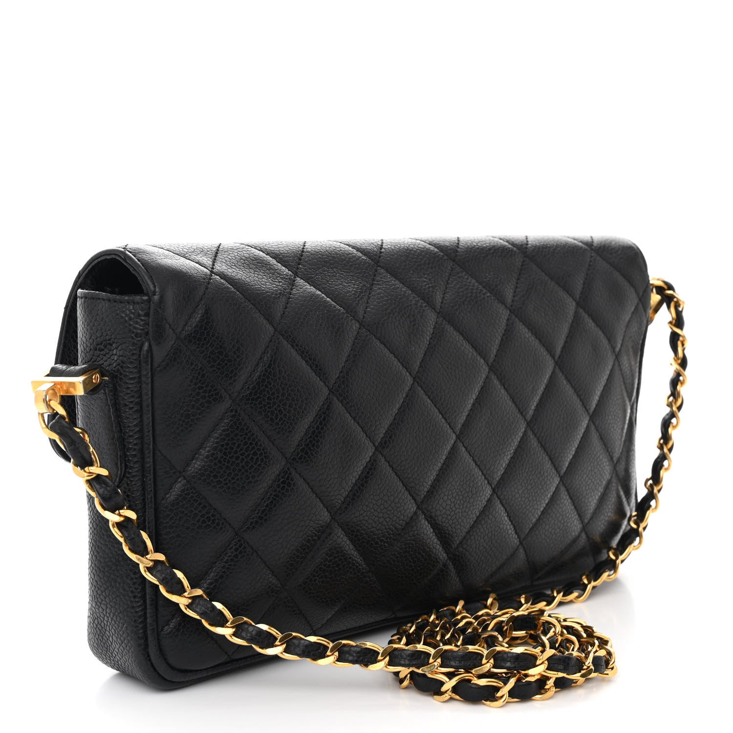 Chanel Caviar Quilted East West CC Flap Black 3 of 11