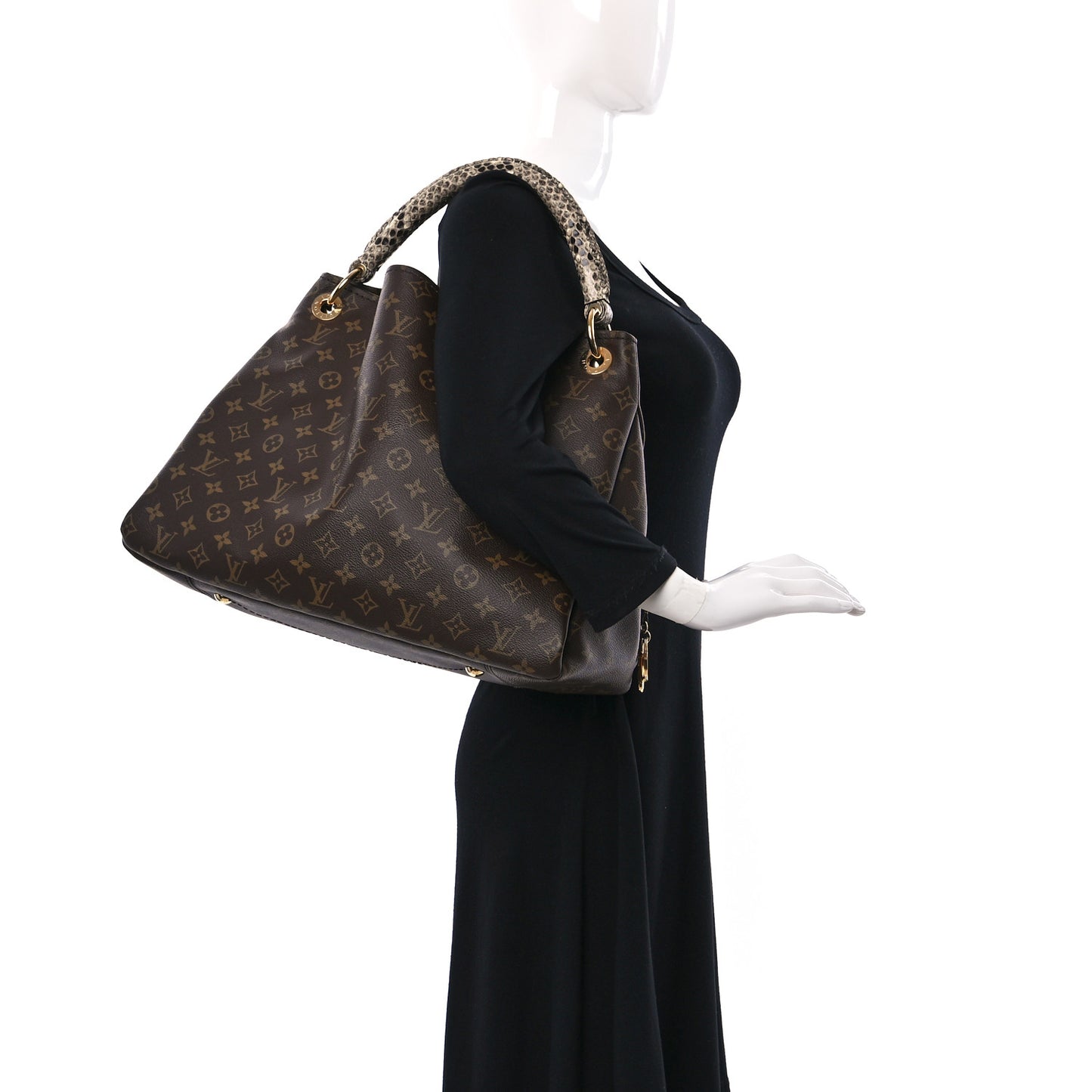 Snakeskin Monogram Artsy MM