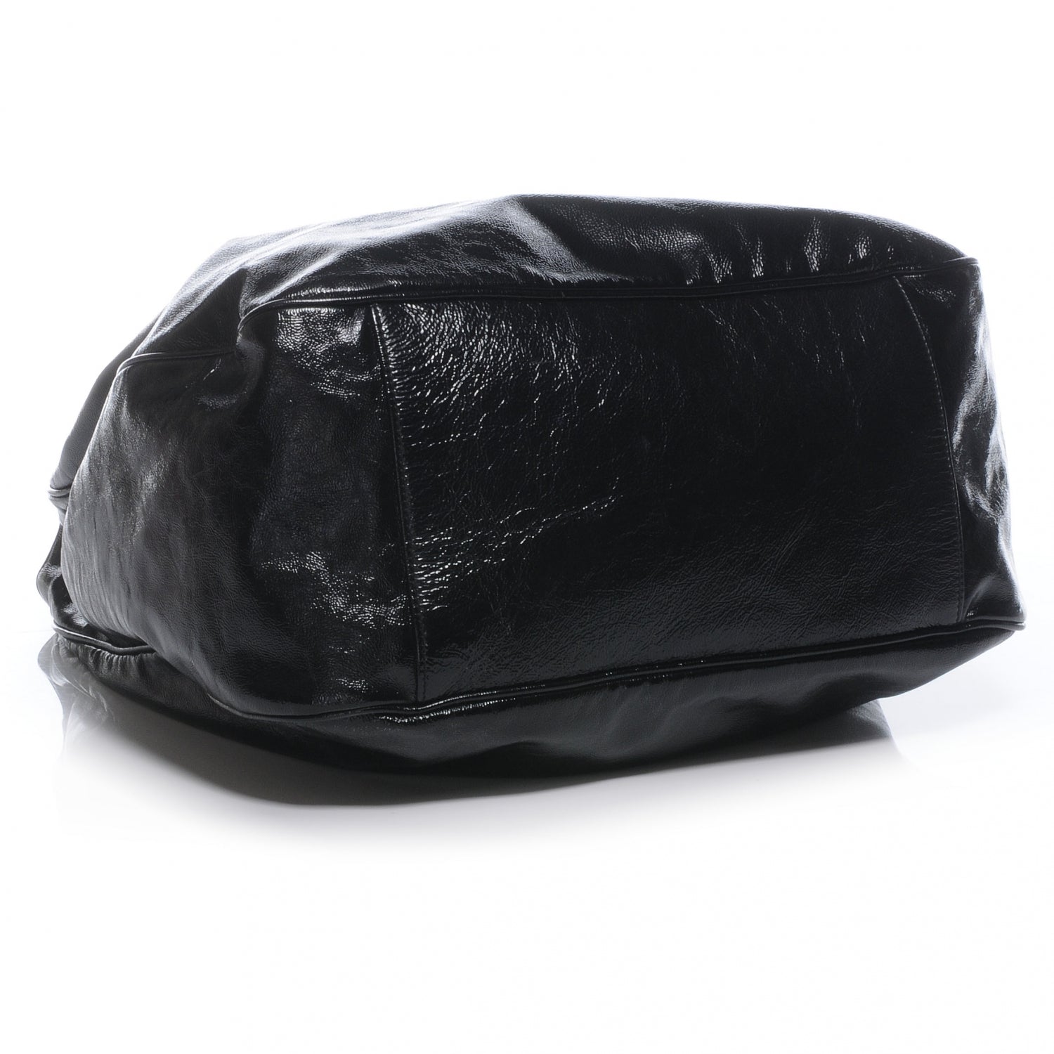 Saint Laurent Patent Large Roady Hobo Black 4 of 8