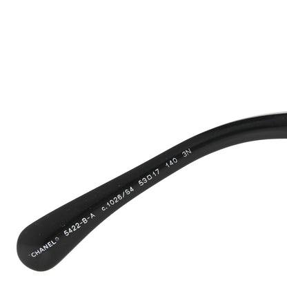 Chanel Acetate Strass Square Sunglasses 5422-B-A Black White 5 of 7