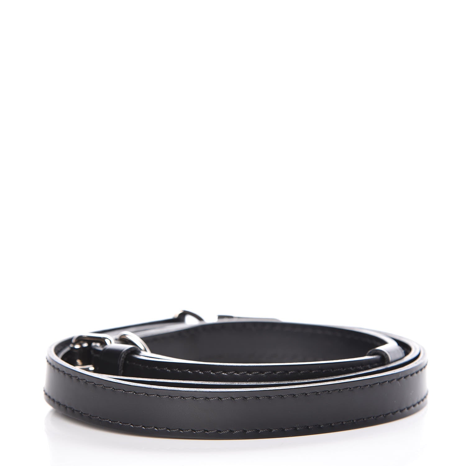 Louis Vuitton Calfskin Adjustable Shoulder Strap 16MM Black 2 of 4