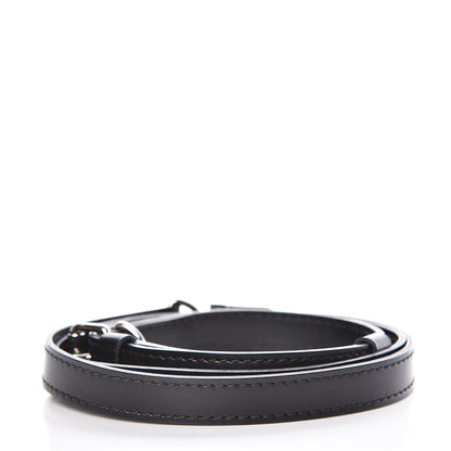 Louis Vuitton Calfskin Adjustable Shoulder Strap 16MM Black 2 of 4