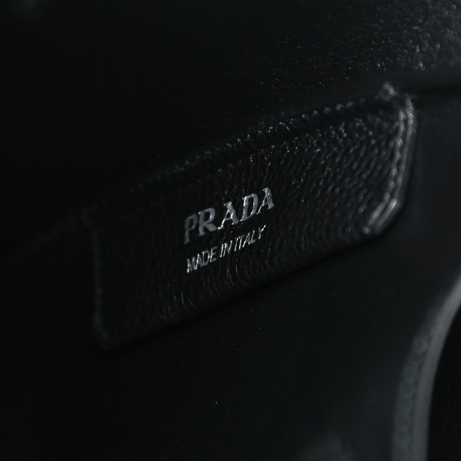 Prada Vitello Daino Soft Medium Dynamique Tote Black 9 of 11