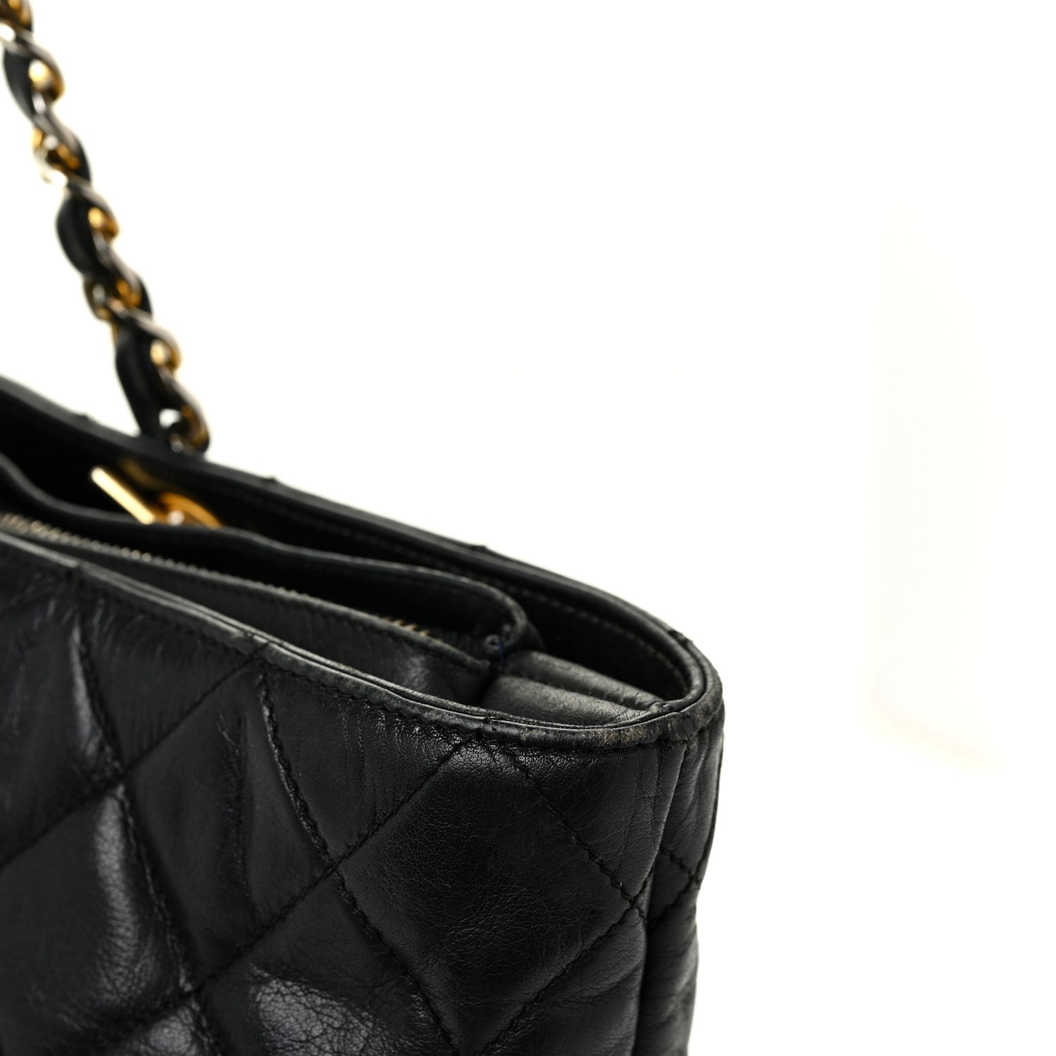 Chanel Lambskin Quilted Tote Black 19 of 30