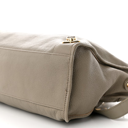 Balenciaga Chevre Gold Metallic Edge Hardware City Gris Taupe 10 of 12