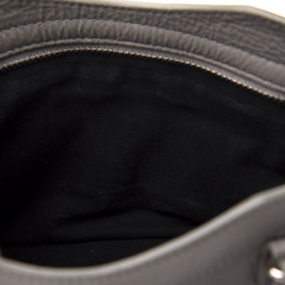 Balenciaga Matte Goatskin Rubber Covered Classic Hardware Mini City Gris Glace 13 of 14