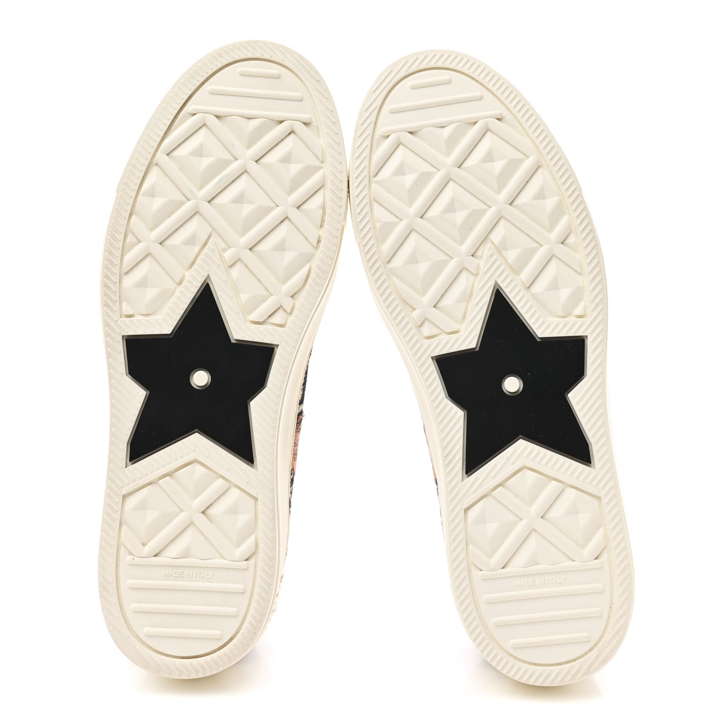 Canvas Jardin Botanique Embroidered Womens Walk'N'Dior Low Top Sneakers 37.5 Black Multicolor