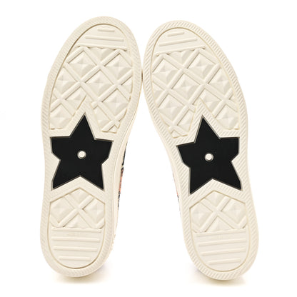 Christian Dior Canvas Jardin Botanique Embroidered Womens Walk'N'Dior Low Top Sneakers 37.5 Black Multicolor 6 of 9