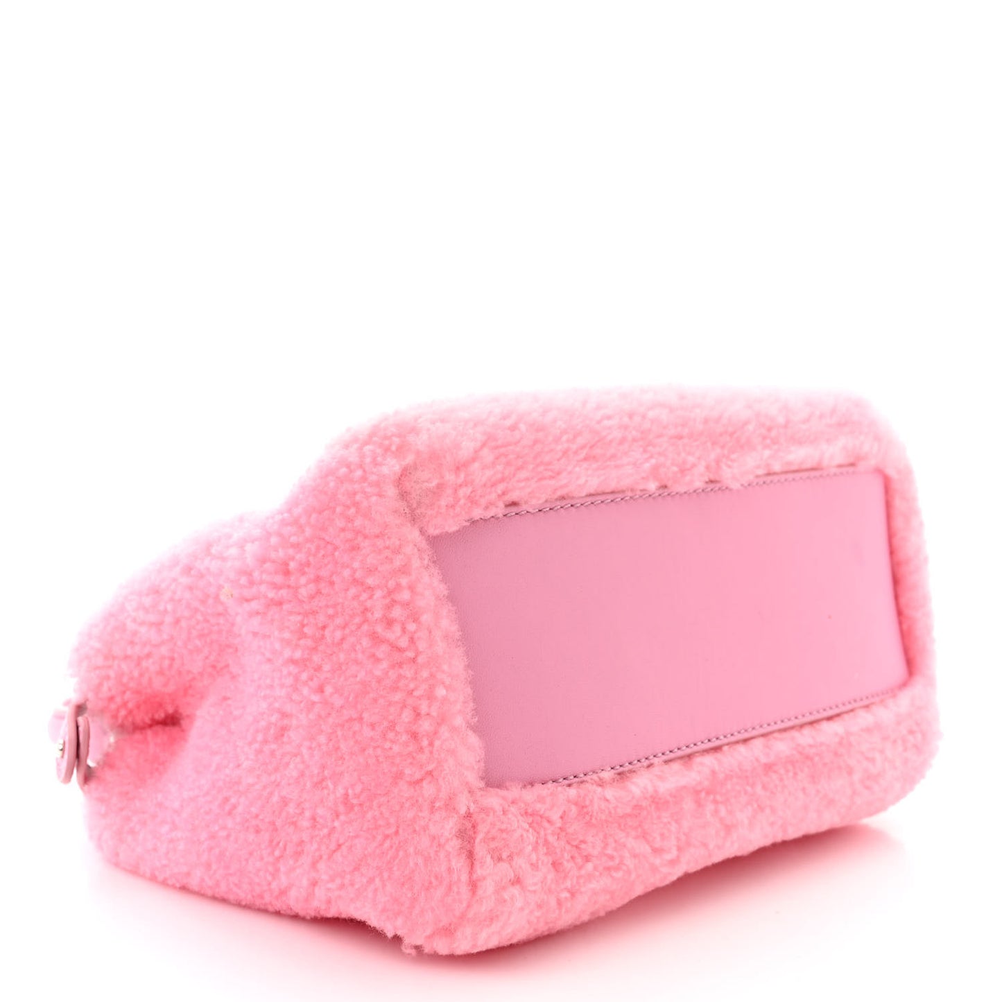 Shearling Nappa Mini Peekaboo Iconic Satchel Lollypop