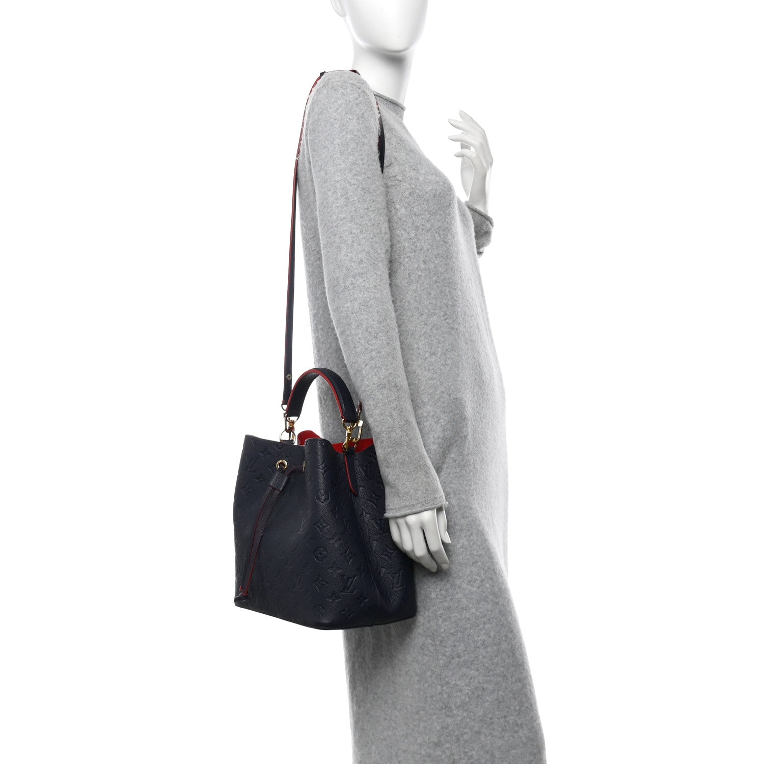 Louis Vuitton Empreinte Neonoe MM  Marine Rouge 2 of 10