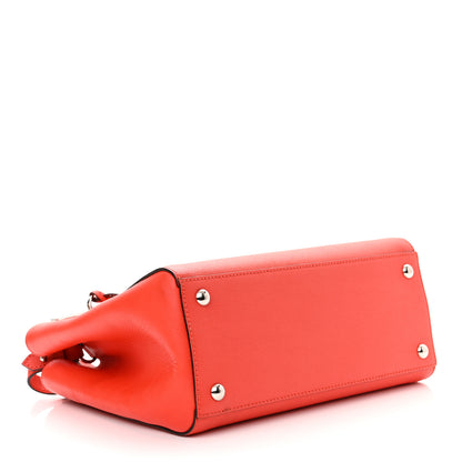 Fendi Vitello Elite Petite 2Jours Tote Papavero 4 of 12