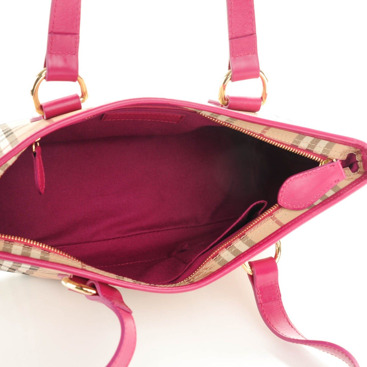 Haymarket Check Medium Regent Tote Dark Pink