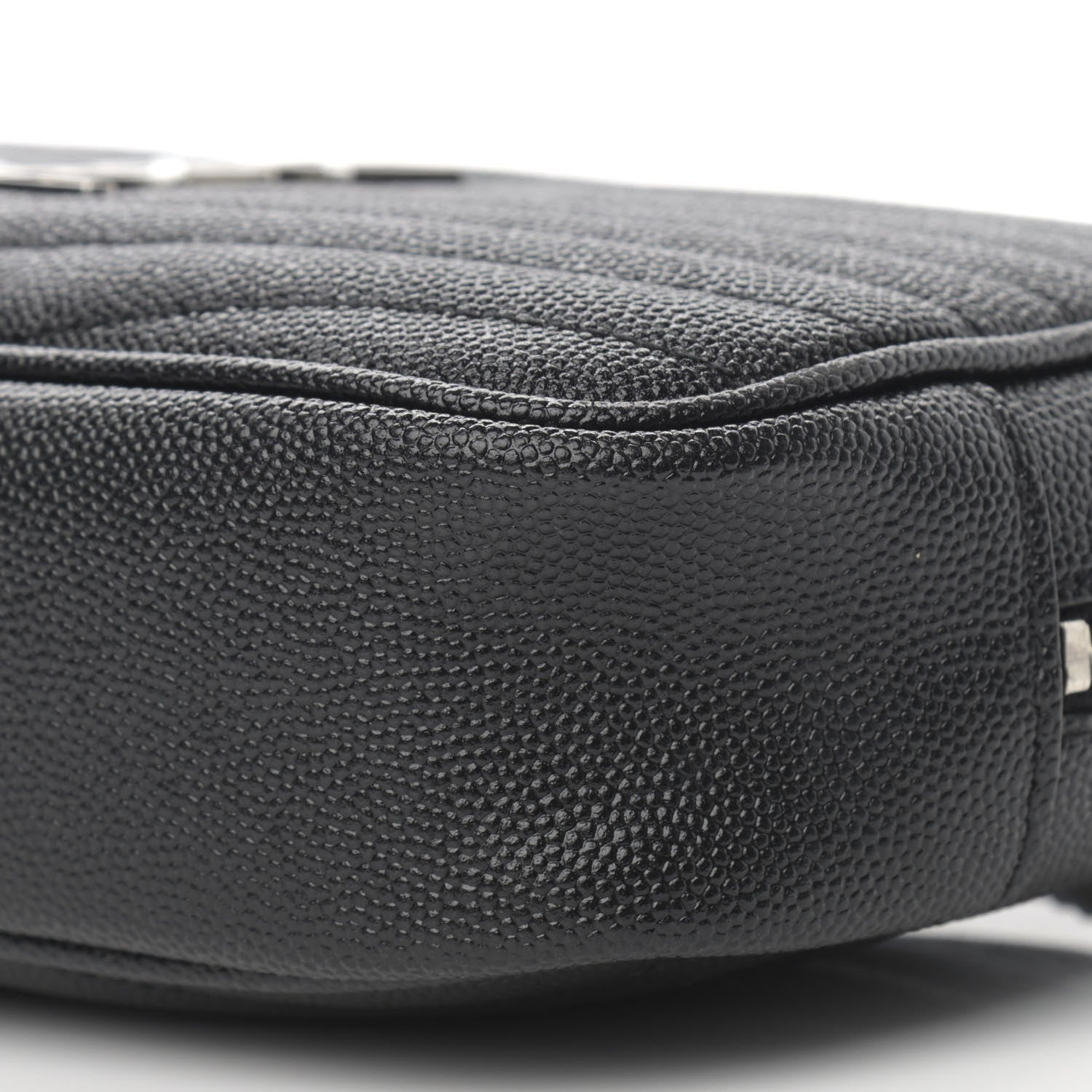 Saint Laurent Grain De Poudre Matelasse Monogram Mini Lou Camera Bag Storm 9 of 9