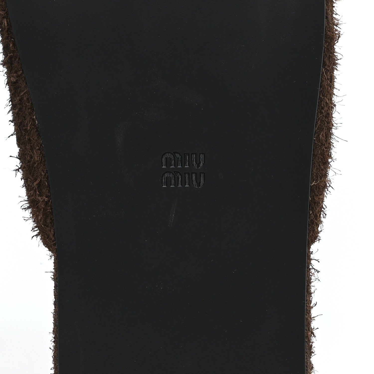 Miu Miu Scamosciato Slippers 38 Bruciato 7 of 9