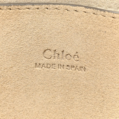 Chloe Suede Calfskin Small Faye Shoulder Bag Black 8 of 14